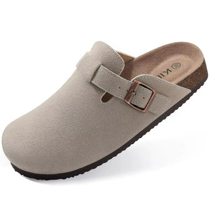 Women's Orthopedic Suede Cork Slippers