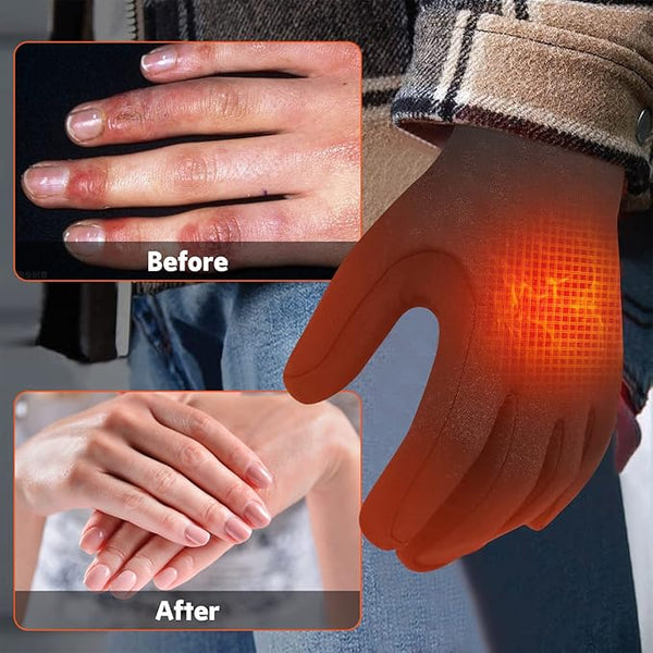 Heated Gloves with 3 Heat Levels Rechargeable Winter Gloves