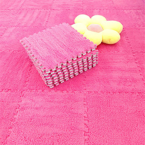 Modern Tiles and Carpet Plush Cut Composite Non-Slip Carpet Tiles