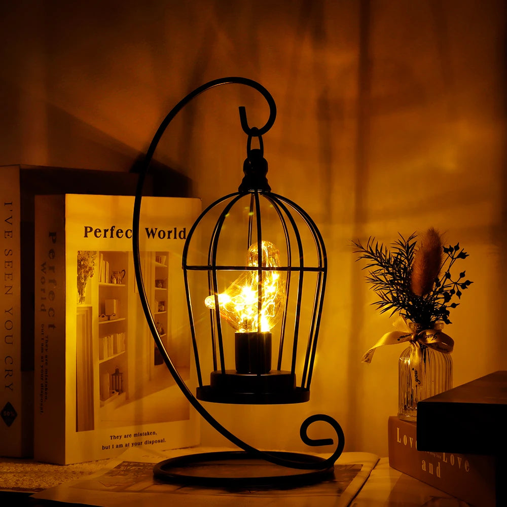 Birdcage Table Lamp