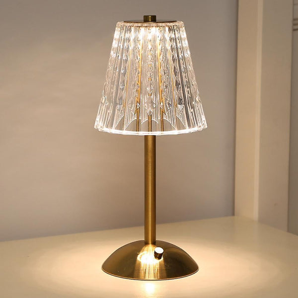 CrystalGlow – Luxury Table Lamp with Refined Crystal Elegance