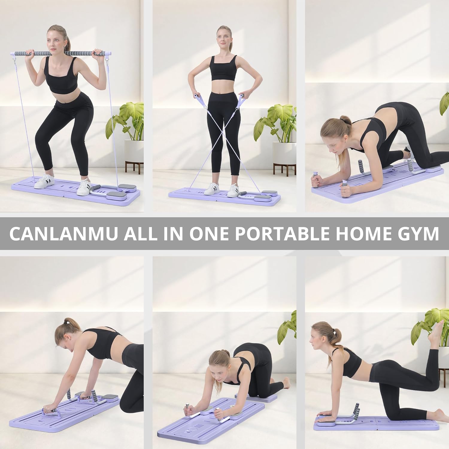Portable Pilates Reformer Pilate Board