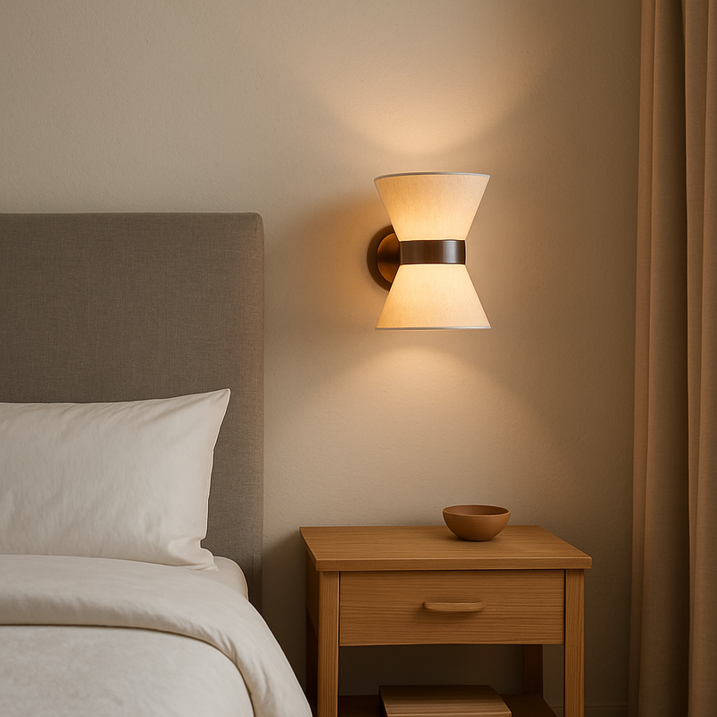 Modern Wabi Sabi Silk Wall Light