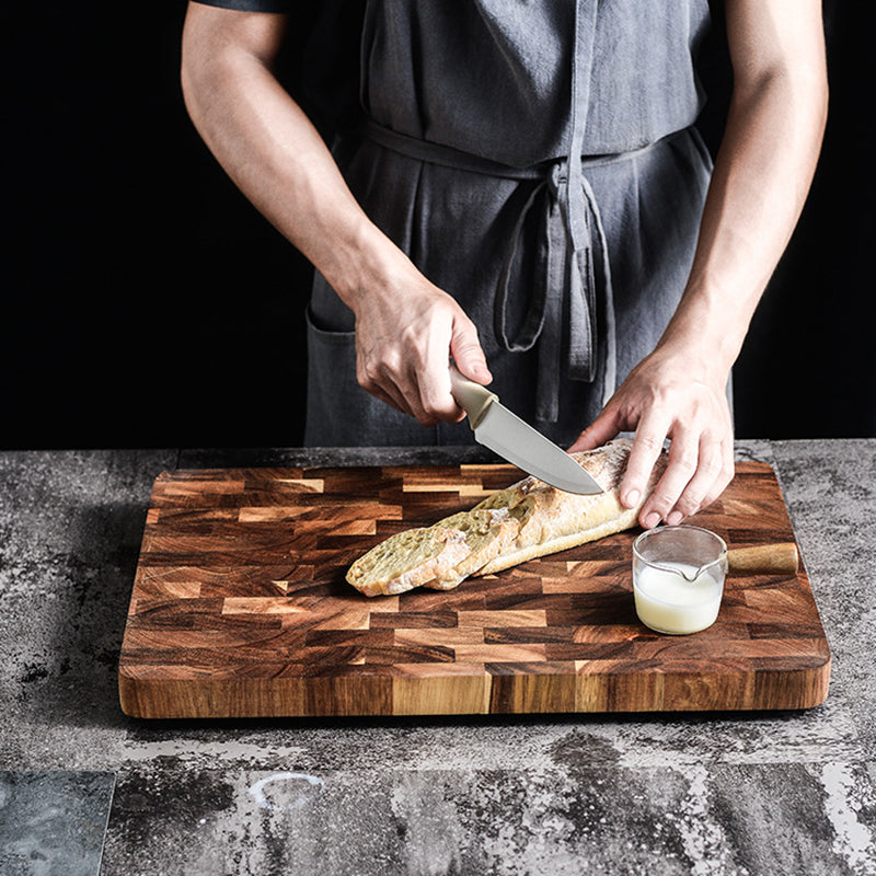 GrainRoot Acacia Board – Solid Wood Chopping & Serving Board for Everyday Rituals