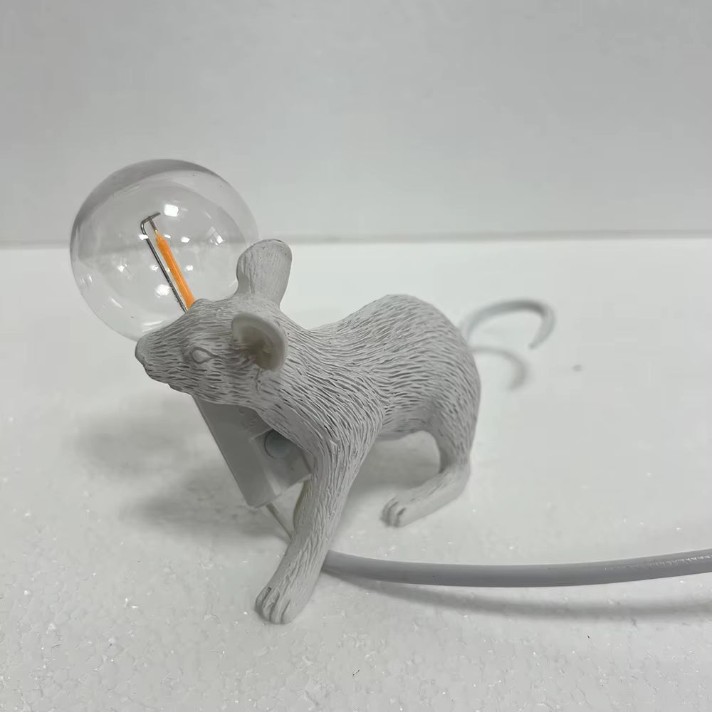 Doctor Mousey – Original Designer Mouse Lamp for Tabletop or Shelf