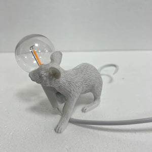 Doctor Mousey – Original Designer Mouse Lamp for Tabletop or Shelf