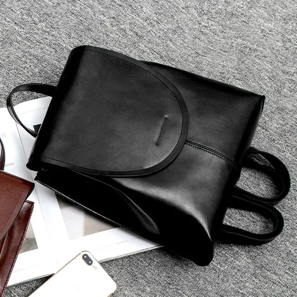 LuxeLeather – Trendy Leather Backpack for Women | Stylish, Versatile & Sustainable Design