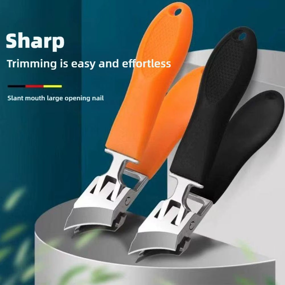Powerful Nail Clippers for Thick Nails – Ergonomic Design with Anti-Splash Protection for Seniors