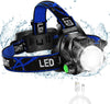 Powerful Waterproof LED Headlamp with Zoom & Rechargeable Battery – Outdoor Adventure Light