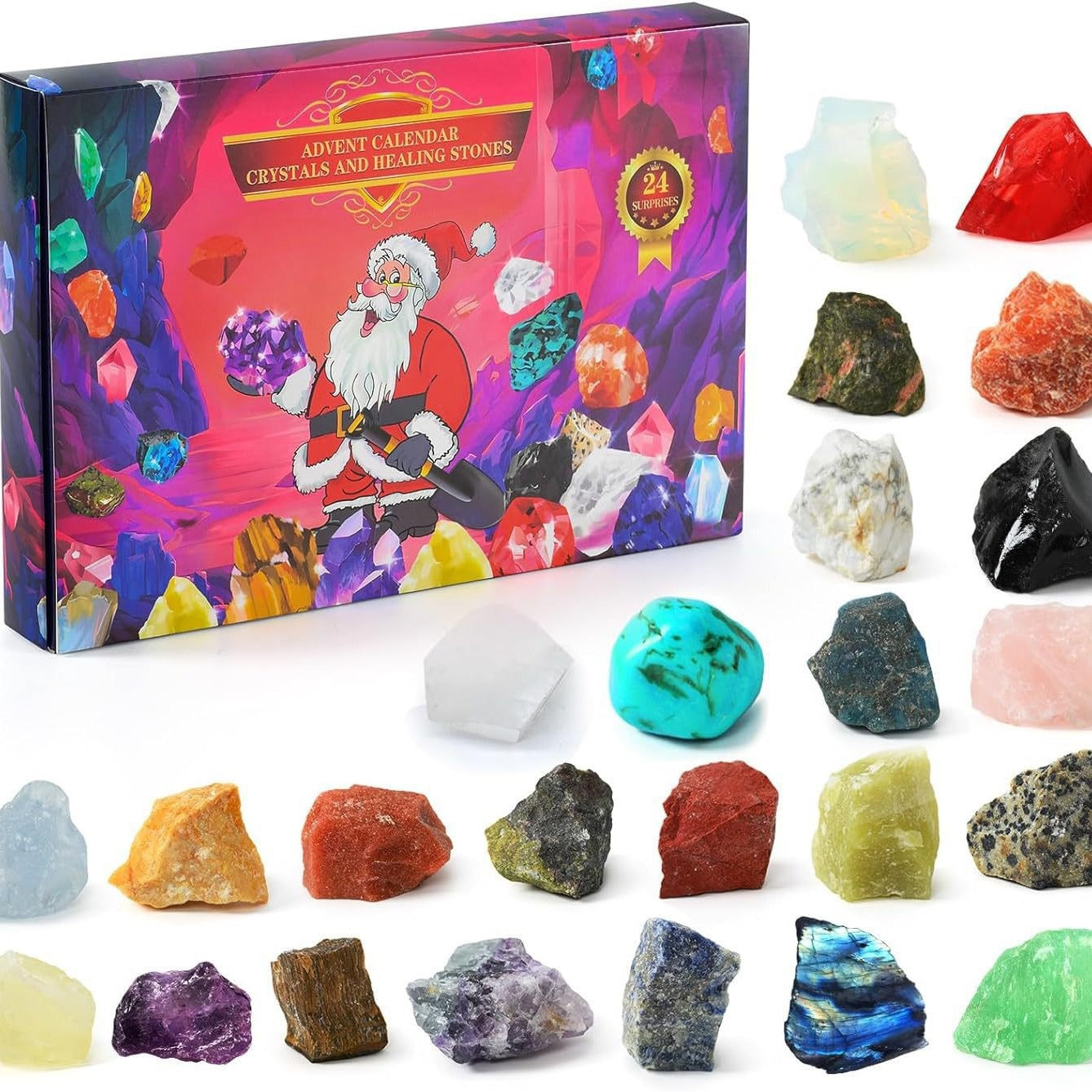 StoneMagic | Advent Calendar – 24 Natural Crystal Treasures