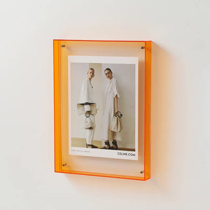 Vibrant Acrylic Display Frame – Contemporary Coloured Picture Holder