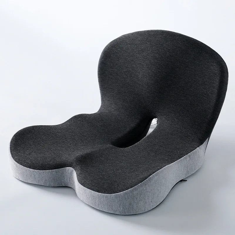 Back and Seat Cushion Ergonomic Memory Foam with Lumbar Support