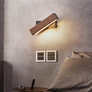 LumiHout – Luxury Wall Lamp with Rotatable LED Lighting
