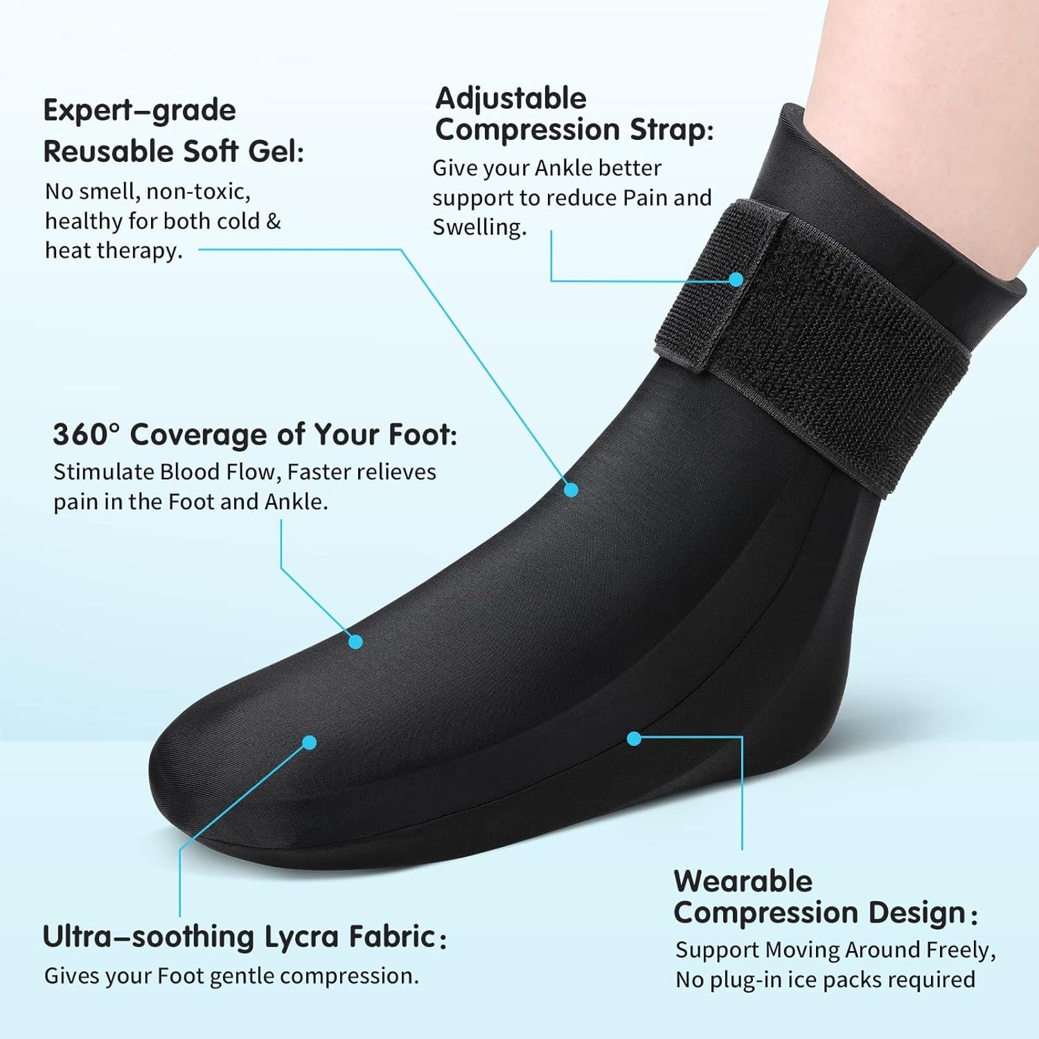 Cooling & Heating Ankle and Foot Wrap