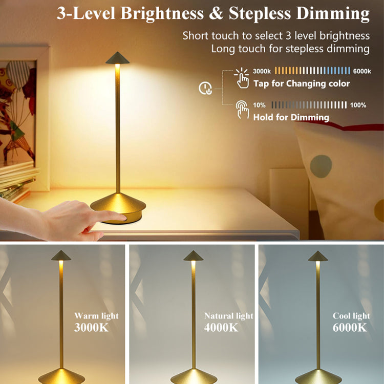 Zafferano Pina Pro Cordless Rechargeable Table Lamp