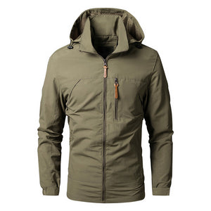 Waterproof and windproof men's jacket - Arvid