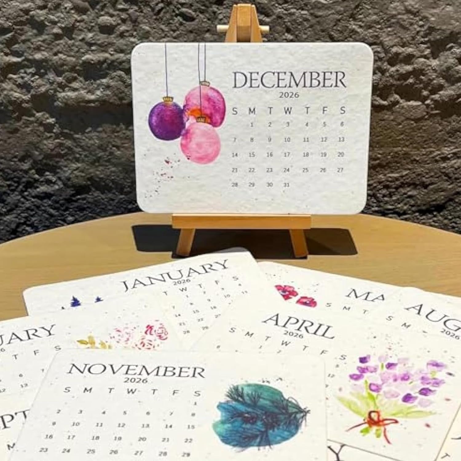 Eco-friendly Plantable Seed Calendar 2026 – Grow Year-Round