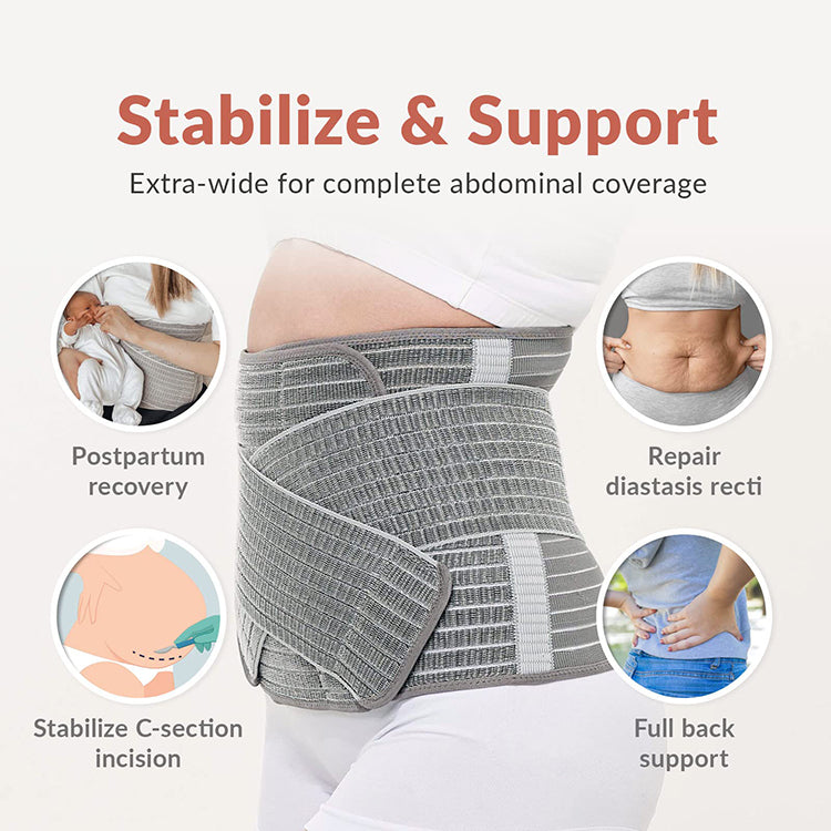 C-Section Abdominal Binder – Postpartum Stomach Band for Tummy Support & Post-Birth Recovery