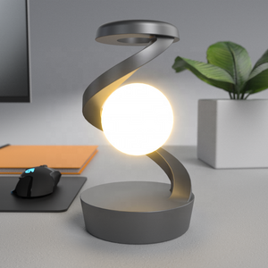 Levitating Moon Lamp – Gesture Control & Wireless Charging