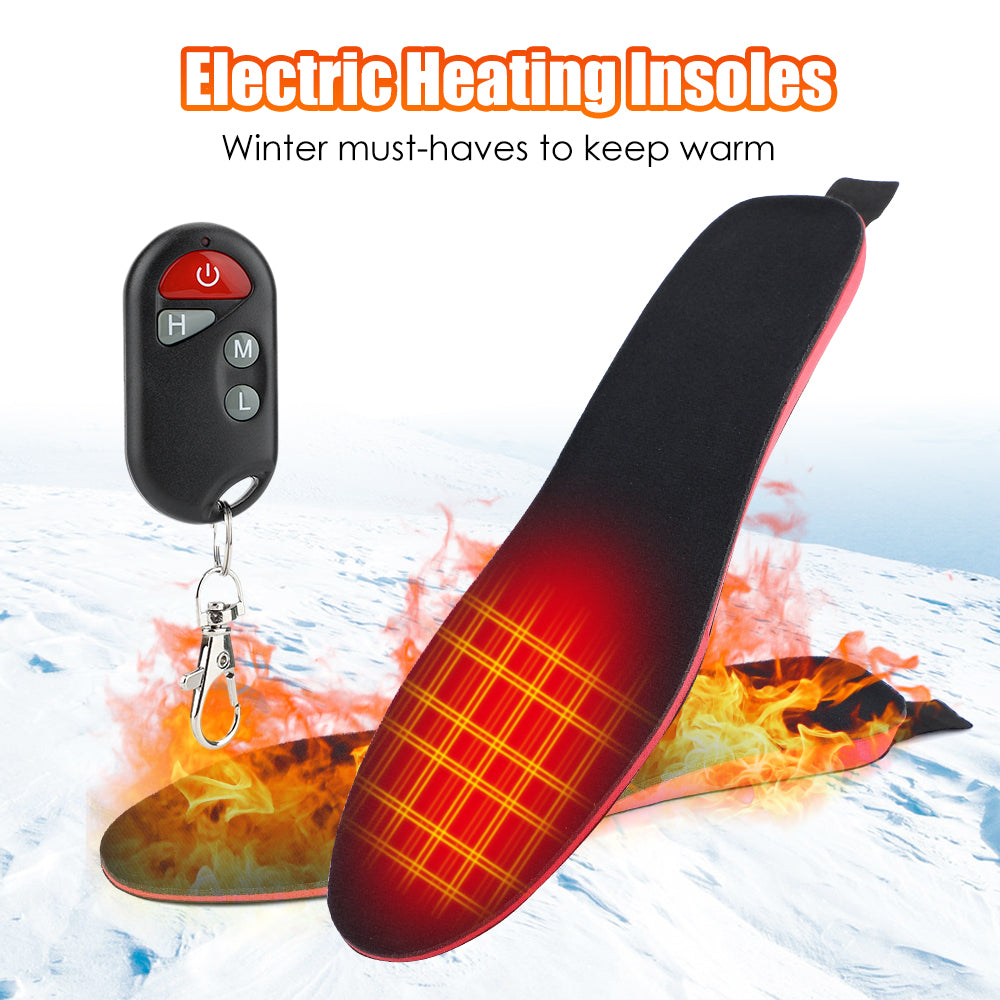 Wireless Heated Shoe Insoles Rechargeable Foot Warmers