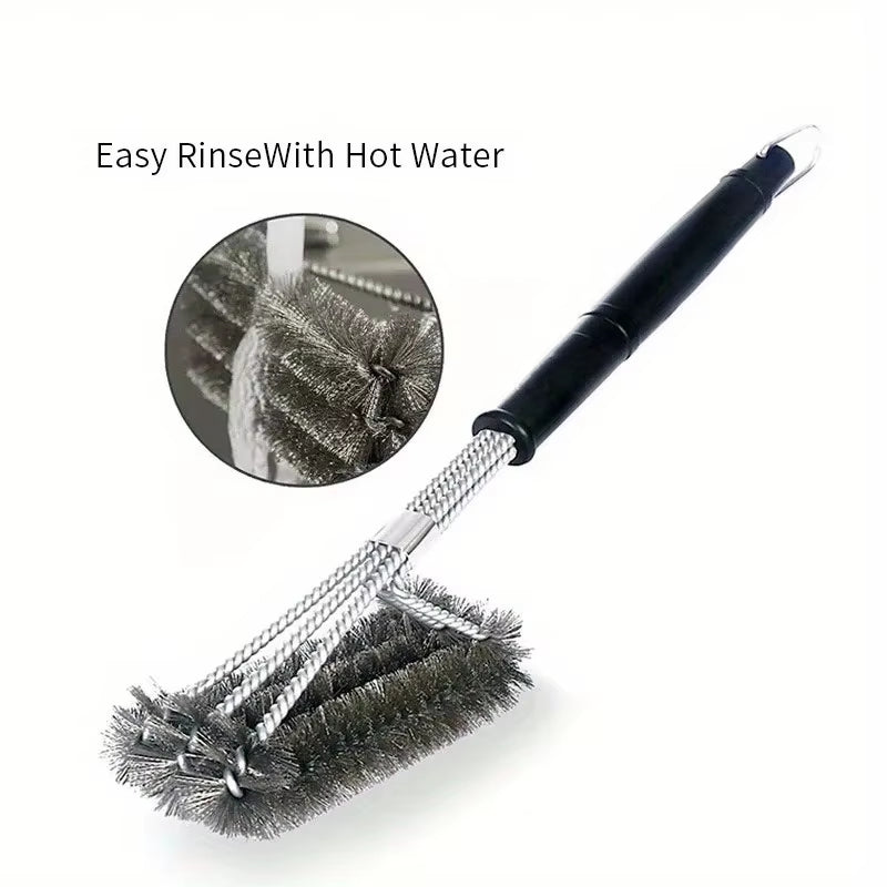 GrillShin-Triple Head Brush for Deep BBQ Cleaning
