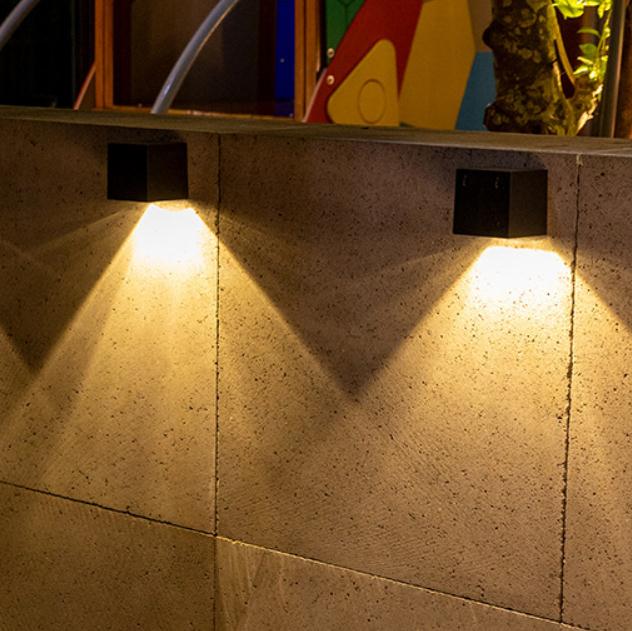 Premium Solar LED Wall Light – Wireless Outdoor Garden Lighting with Motion Sensor (IP65)