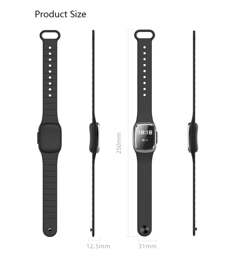 Mosquito Repellent Ultrasonic Wristband Watch