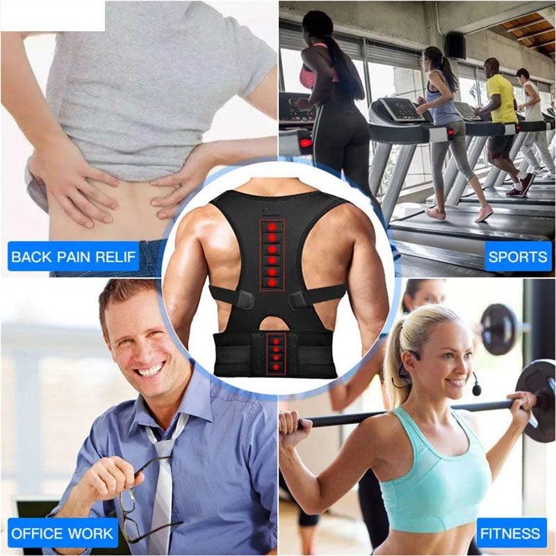 AlignPro | Magnetic Back Brace | Supports a Straight Posture