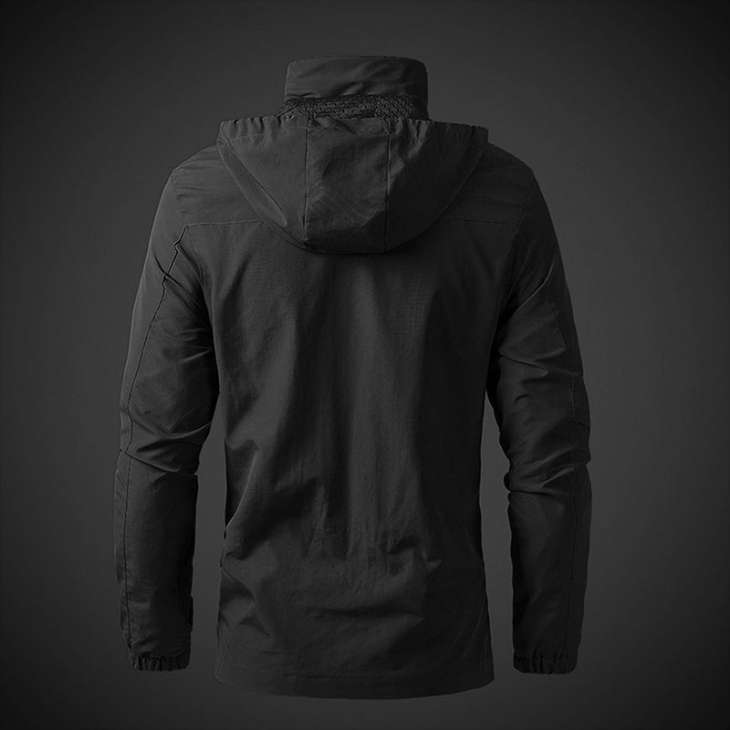 Waterproof and windproof men's jacket - Arvid