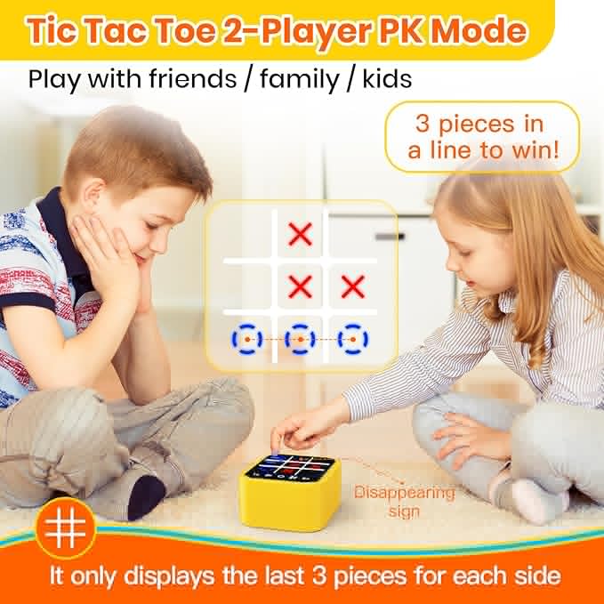 Interactive Electronic Tic-Tac-Toe Game Educational and Entertaining