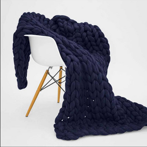 Weighted Organic Cotton Blanket | Breathable, Machine Washable & Ideal for Year-Round Comfort