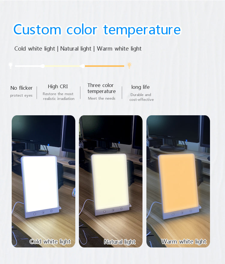 Light Therapy Lamp 12,000 Lux – Sunlight Simulation for Mood & Energy Boost