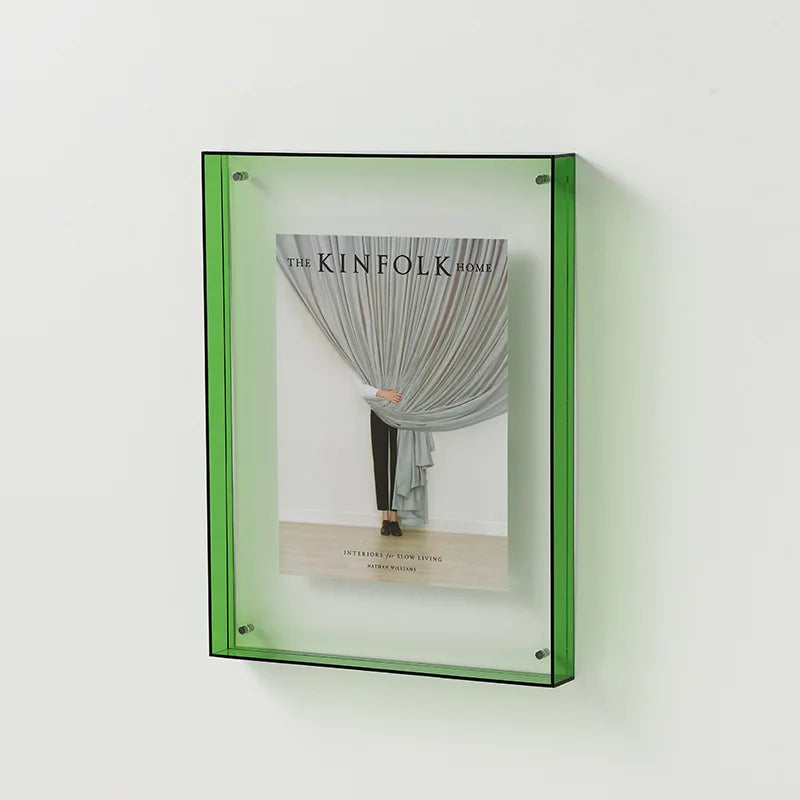 Vibrant Acrylic Display Frame – Contemporary Coloured Picture Holder