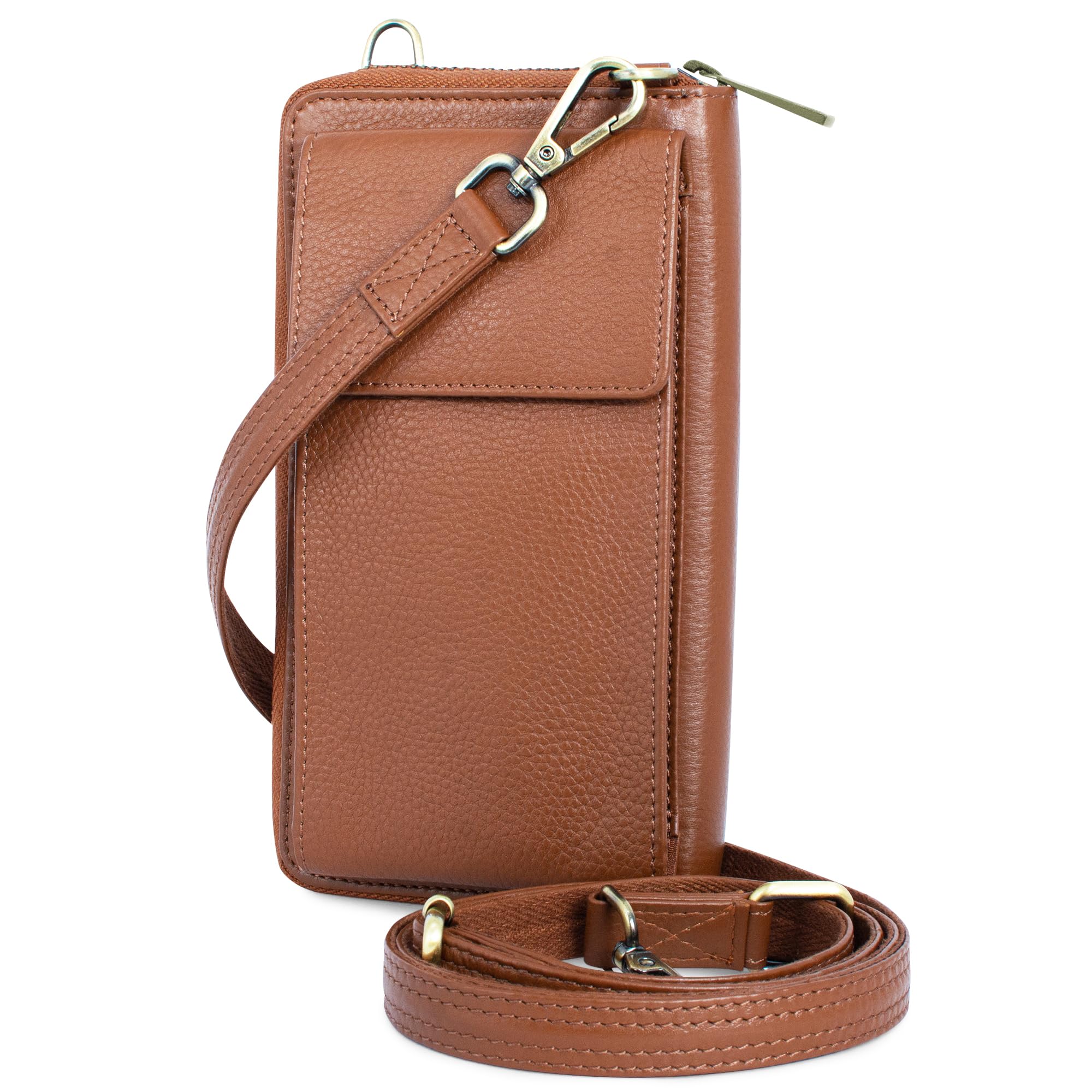 LuxBag | Premium Leather Crossbody Bag for Mobile Phones