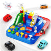 Race Track STEM Learning Toy for Kids Ages 3+ with 4 Mini Cars and 9 Fun Puzzle Levels