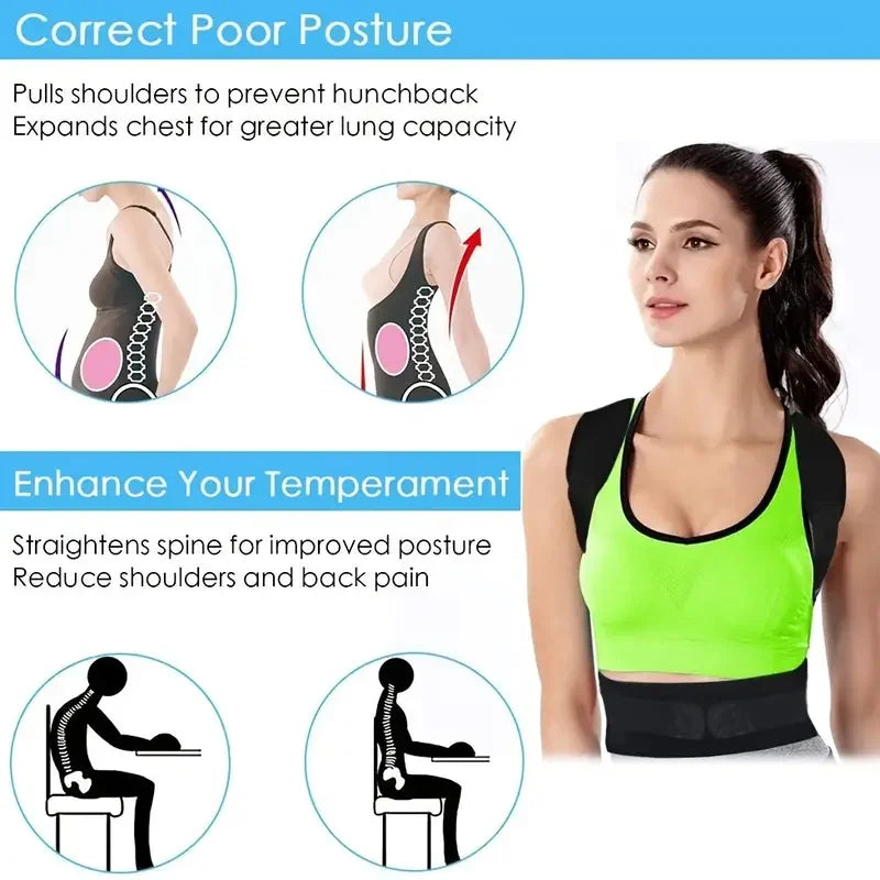 AlignPro | Magnetic Back Brace | Supports a Straight Posture