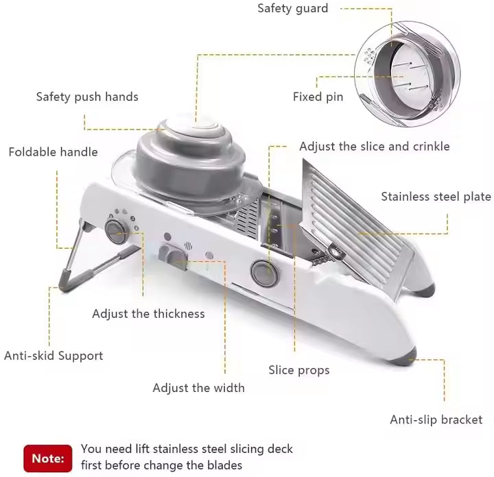 KitchenMaster | Quick, Precise, and Safe Vegetable Slicer