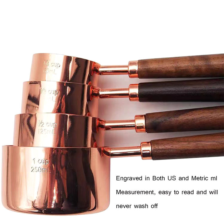 GlowMeasure Copper Set – Measuring Cups & Spoons for Calm, Intentional Kitchens