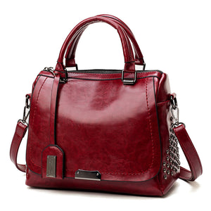 Elegant Soft Leather Shoulder Bag for Women – Versatile Everyday Handbag