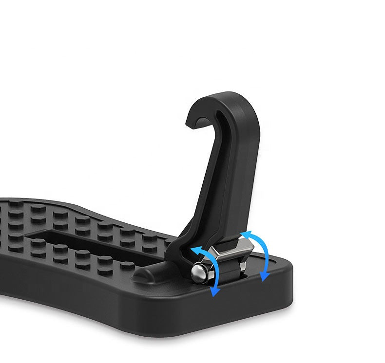 Car Multi-Functional Latch Door Step, with Window Breaker & Compact and Foldable Design