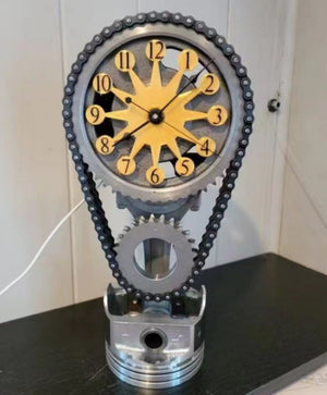GearGlow – Modern Wall Clock with Intriguing Gear Movement