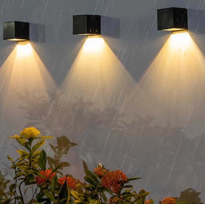 Premium Solar LED Wall Light – Wireless Outdoor Garden Lighting with Motion Sensor (IP65)