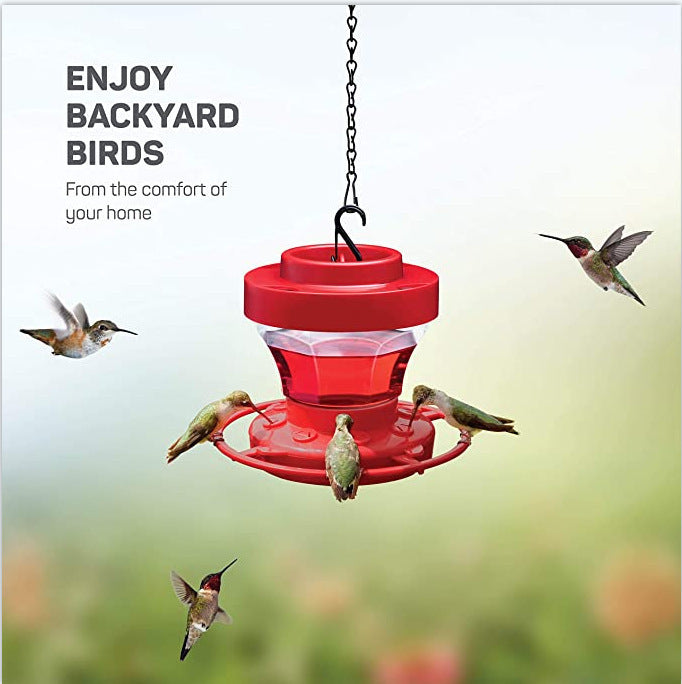 Hanging Bee Proof Hummingbird Water Feeders with Perch
