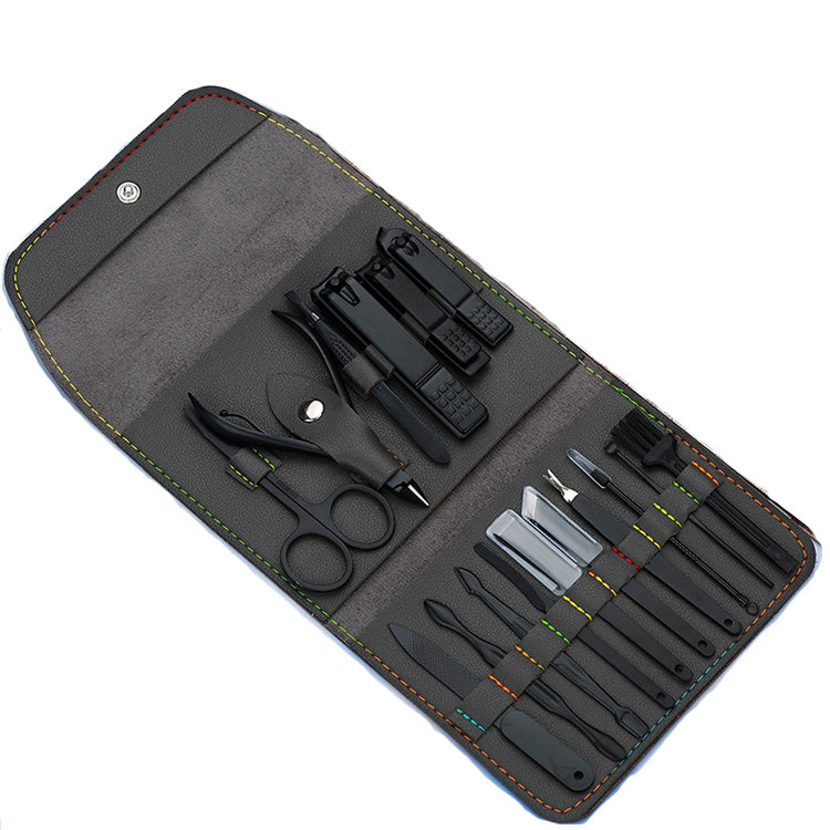 16-Piece Premium Nail Care Set – Complete Manicure & Pedicure Kit with Storage Case