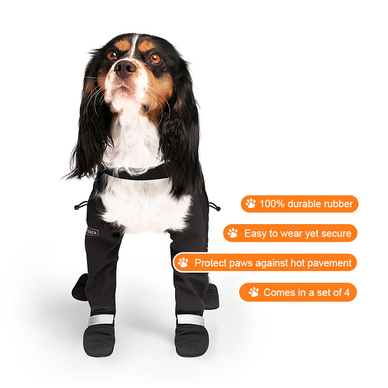 Durable Dog Boots for All Weather Protection – Waterproof Dog Shoes for Snow, Hiking, and Walking