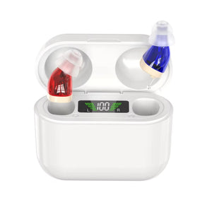 Digital In-Ear Hearing Aids | Tinnitus Relief Sound Therapy | Rechargeable, Noise Reduction