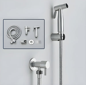 SilkStream Stainless Steel Bidet Sprayer – Hygienic Handheld Toilet Shower for Modern Bathrooms