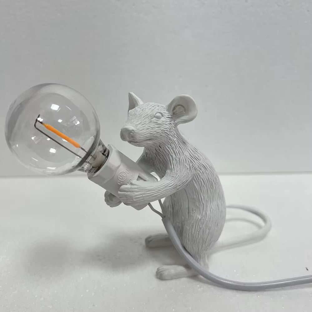 Doctor Mousey – Original Designer Mouse Lamp for Tabletop or Shelf