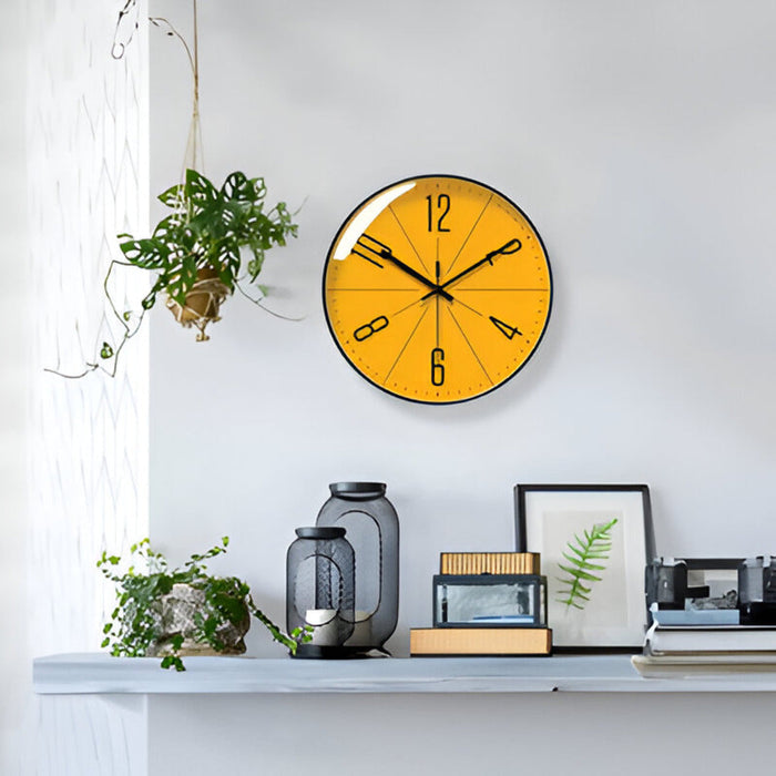 Modern Wall Clock with Silent Movement – Scandinavian Design Minimalist Home Decor