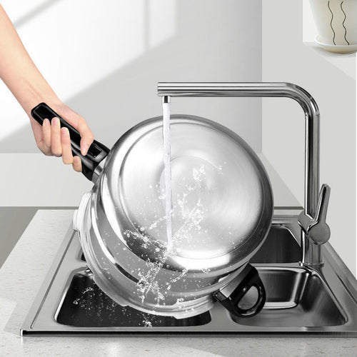 5L Explosion-Proof Pressure Cooker – For Gas Induction & Open Flame – 22cm Thickened Design
